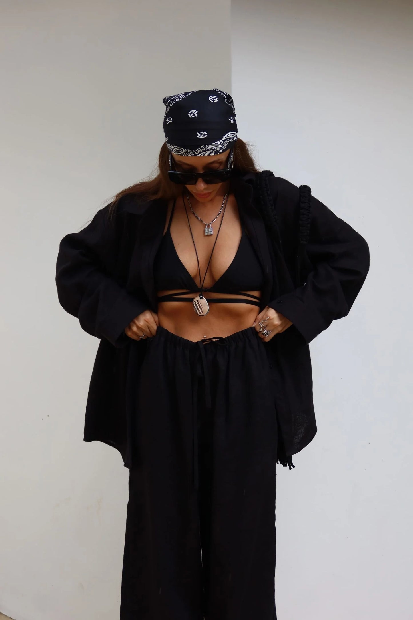 Javina™ | Stylish Two-Piece Set in Black – Comfort & Elegance