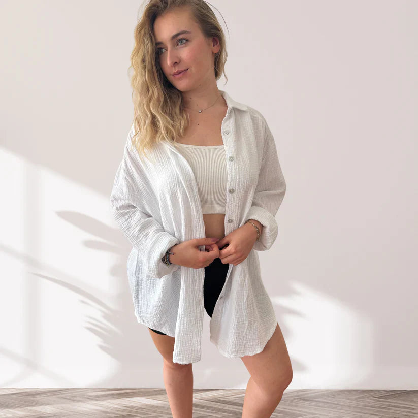Horus™ | Oversized Cotton Shirt – Timeless & Effortless Style