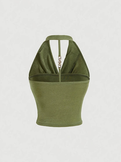Elena™ | Elegant 90’s-Inspired Halter Top